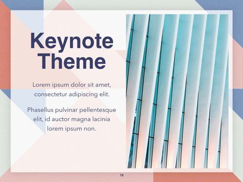 Color Patch Keynote Template, Diapositive 17, 05283, Modèles de présentations — PoweredTemplate.com