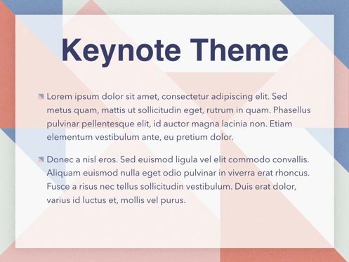 Color Patch Keynote Template, Diapositive 3, 05283, Modèles de présentations — PoweredTemplate.com