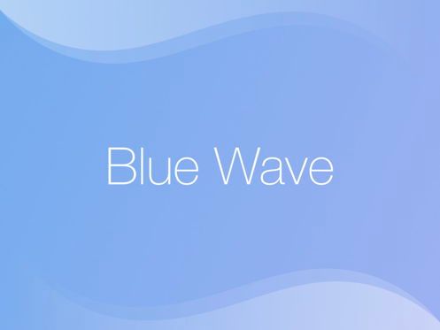 Blue Wave PowerPoint Template, Slide 10, 05286, Presentation Templates — PoweredTemplate.com