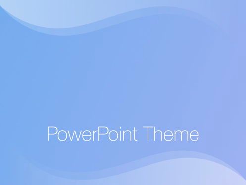Blue Wave PowerPoint Template, Diapositive 11, 05286, Modèles de présentations — PoweredTemplate.com