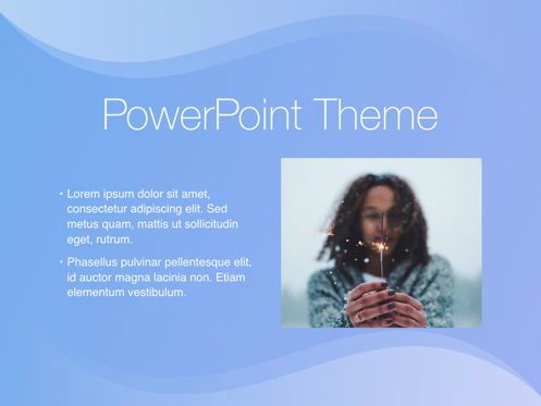 Blue Wave PowerPoint Template, スライド 30, 05286, プレゼンテーションテンプレート — PoweredTemplate.com