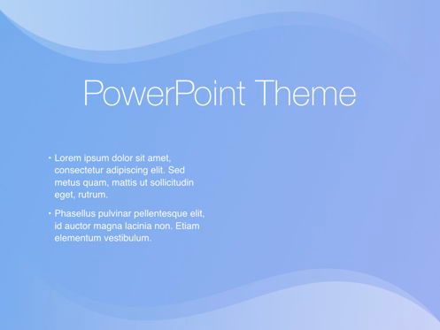 Blue Wave PowerPoint Template, Slide 32, 05286, Presentation Templates — PoweredTemplate.com
