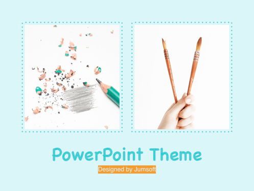 Chalkboard PowerPoint Template, Folie 14, 05288, Ausbildung Charts und Diagramme — PoweredTemplate.com