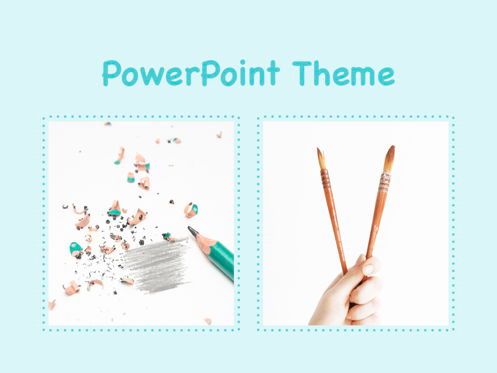 Chalkboard PowerPoint Template, Folie 16, 05288, Ausbildung Charts und Diagramme — PoweredTemplate.com
