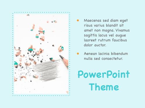 Chalkboard PowerPoint Template, Diapositiva 20, 05288, Diagramas y gráficos educativos — PoweredTemplate.com