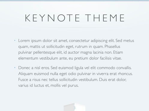 Cool Air Keynote Template, Diapositive 4, 05290, Modèles de présentations — PoweredTemplate.com