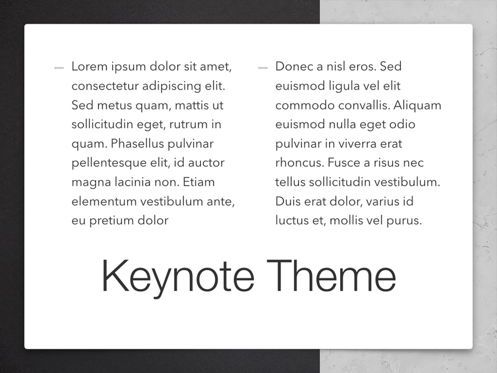 Bilateral Keynote Template, Diapositive 13, 05303, Modèles de présentations — PoweredTemplate.com