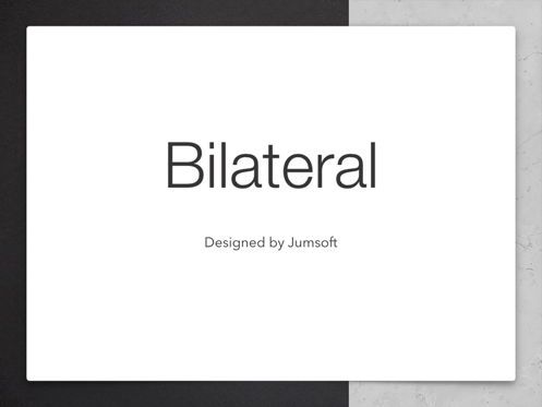 Bilateral Keynote Template, Diapositive 3, 05303, Modèles de présentations — PoweredTemplate.com