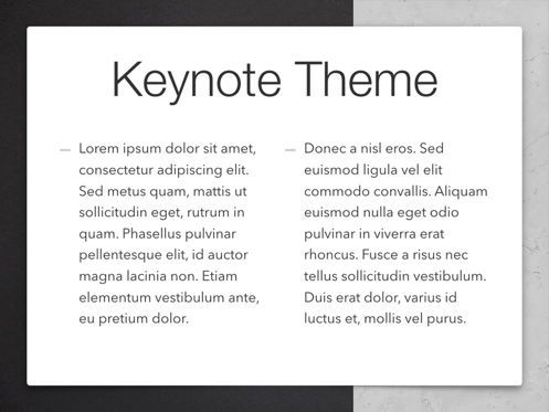 Bilateral Keynote Template, Diapositive 5, 05303, Modèles de présentations — PoweredTemplate.com