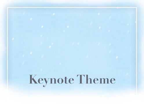 Blizzard Keynote Template, Slide 11, 05304, Presentation Templates — PoweredTemplate.com