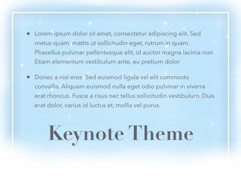 Blizzard Keynote Template, Diapositive 12, 05304, Modèles de présentations — PoweredTemplate.com