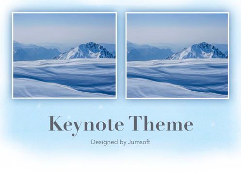 Blizzard Keynote Template, Diapositive 14, 05304, Modèles de présentations — PoweredTemplate.com