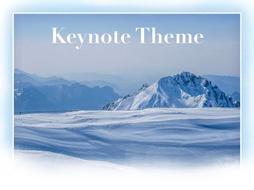 Blizzard Keynote Template, Slide 15, 05304, Presentation Templates — PoweredTemplate.com
