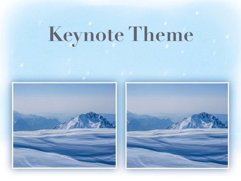Blizzard Keynote Template, Slide 16, 05304, Presentation Templates — PoweredTemplate.com