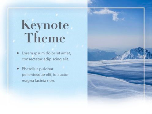 Blizzard Keynote Template, Diapositive 17, 05304, Modèles de présentations — PoweredTemplate.com