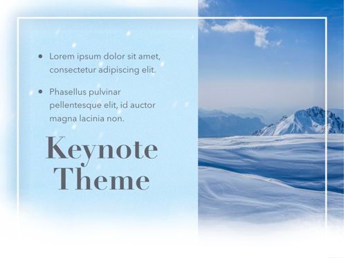 Blizzard Keynote Template, Slide 19, 05304, Presentation Templates — PoweredTemplate.com