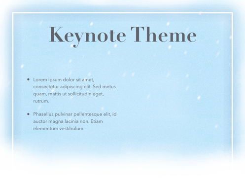 Blizzard Keynote Template, Slide 32, 05304, Presentation Templates — PoweredTemplate.com