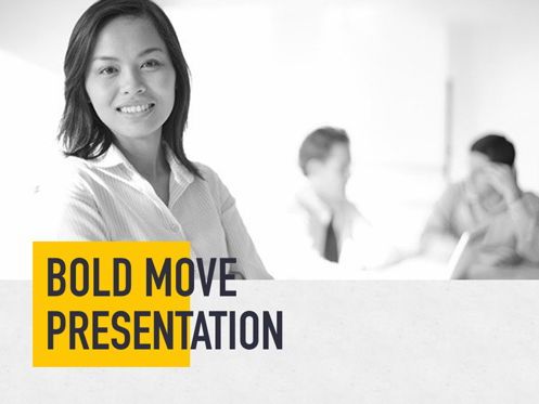 Bold Move PowerPoint Template, Diapositive 2, 05305, Modèles de présentations — PoweredTemplate.com