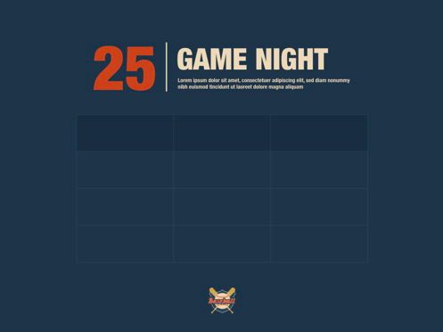 Game Night Powerpoint Presentation Template, Dia 11, 05311, Presentatie Templates — PoweredTemplate.com