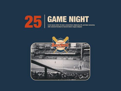 Game Night Powerpoint Presentation Template, Dia 12, 05311, Presentatie Templates — PoweredTemplate.com