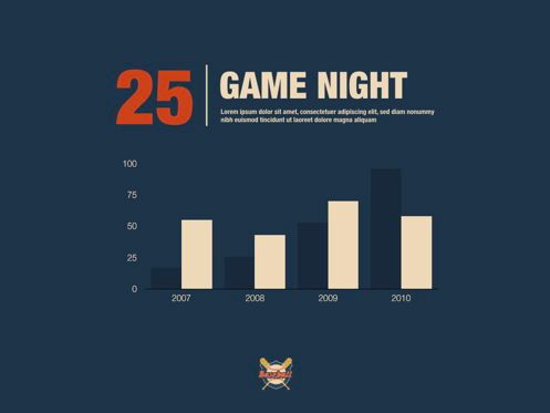 Game Night Powerpoint Presentation Template, Dia 13, 05311, Presentatie Templates — PoweredTemplate.com