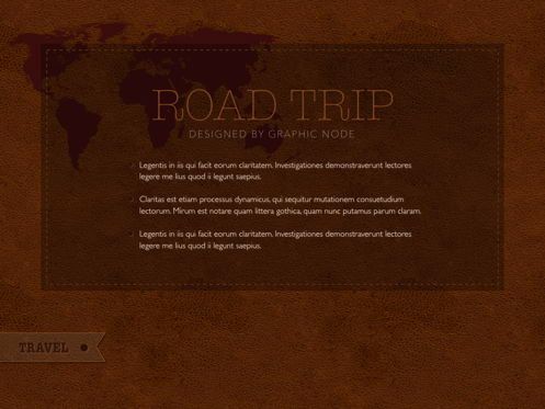 Road Trip Powerpoint Presentation Template, 幻灯片 17, 05317, 演示模板 — PoweredTemplate.com