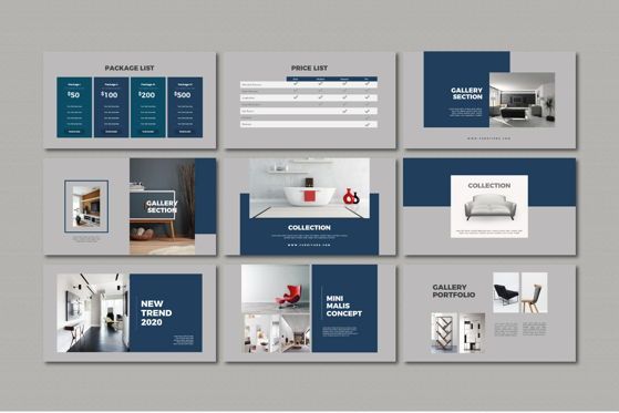 Furnituris - PowerPoint Template, Diapositive 4, 05327, Modèles de présentations — PoweredTemplate.com