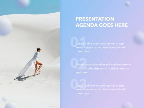 Bubbly Focus Keynote Template, Slide 4, 05340, Presentation Templates — PoweredTemplate.com