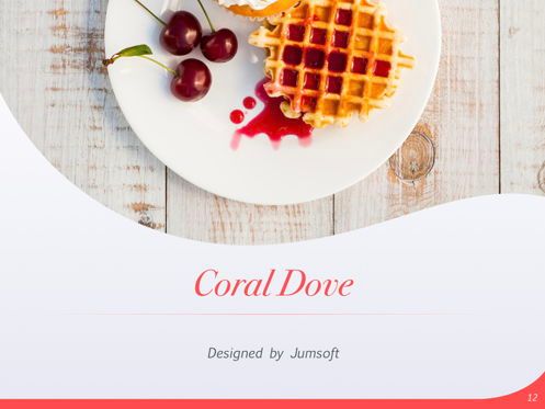 Coral Dove PowerPoint Theme, Folie 13, 05346, Präsentationsvorlagen — PoweredTemplate.com