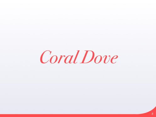 Coral Dove PowerPoint Theme, Slide 9, 05346, Templat Presentasi — PoweredTemplate.com