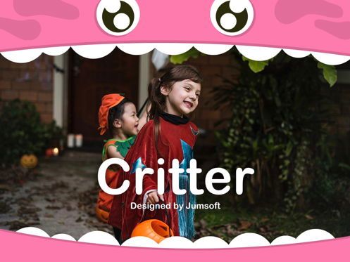 Critter Keynote Template, Diapositive 2, 05348, Modèles de présentations — PoweredTemplate.com