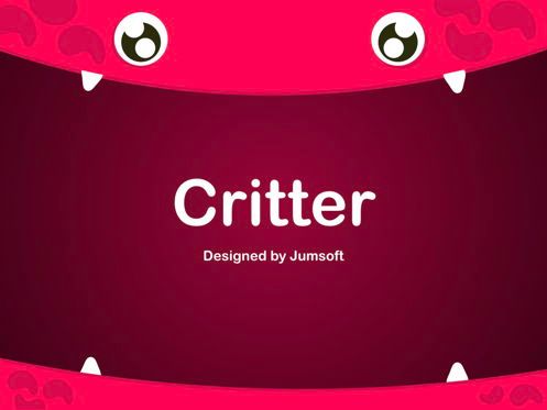 Critter Keynote Template, Diapositive 3, 05348, Modèles de présentations — PoweredTemplate.com