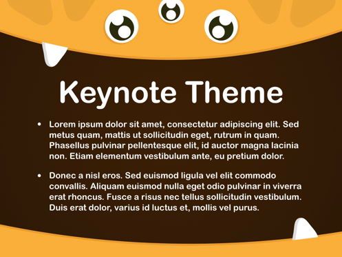 Critter Keynote Template, Diapositive 4, 05348, Modèles de présentations — PoweredTemplate.com