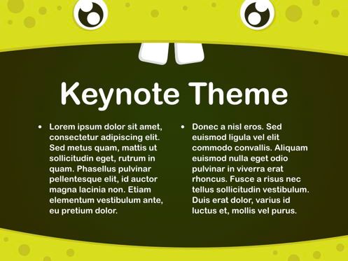 Critter Keynote Template, Diapositive 5, 05348, Modèles de présentations — PoweredTemplate.com