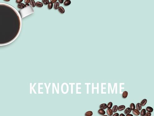 Coffee Time Keynote Template, Slide 10, 05353, Presentation Templates — PoweredTemplate.com