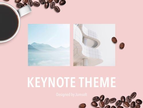 Coffee Time Keynote Template, Slide 14, 05353, Presentation Templates — PoweredTemplate.com