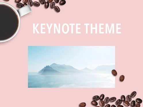 Coffee Time Keynote Template, Slide 15, 05353, Presentation Templates — PoweredTemplate.com