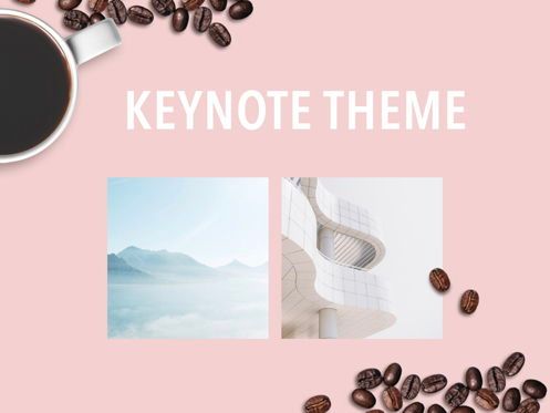 Coffee Time Keynote Template, Slide 16, 05353, Presentation Templates — PoweredTemplate.com