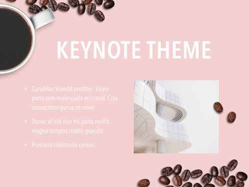 Coffee Time Keynote Template, Slide 17, 05353, Presentation Templates — PoweredTemplate.com