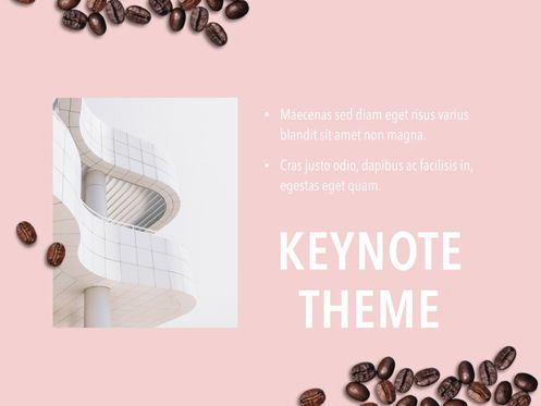 Coffee Time Keynote Template, Slide 20, 05353, Presentation Templates — PoweredTemplate.com
