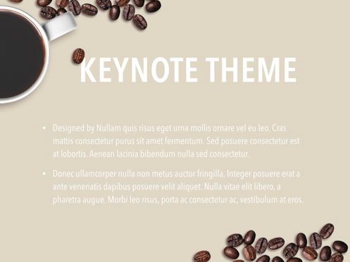 Coffee Time Keynote Template, Slide 3, 05353, Presentation Templates — PoweredTemplate.com