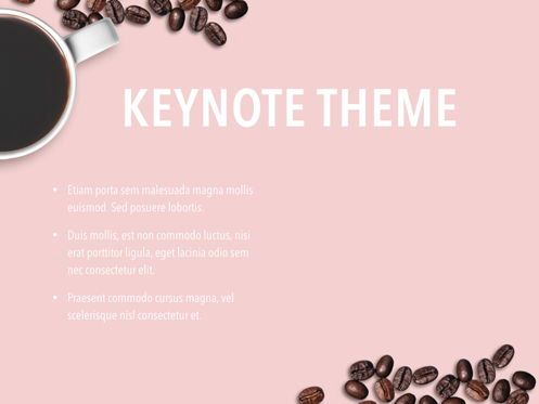 Coffee Time Keynote Template, Slide 32, 05353, Presentation Templates — PoweredTemplate.com