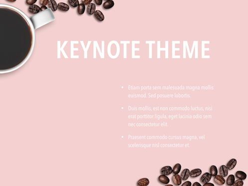 Coffee Time Keynote Template, Slide 33, 05353, Presentation Templates — PoweredTemplate.com