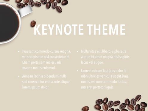 Coffee Time Keynote Template, Slide 4, 05353, Presentation Templates — PoweredTemplate.com