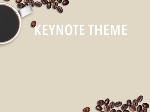 Coffee Time Keynote Template, Slide 8, 05353, Presentation Templates — PoweredTemplate.com