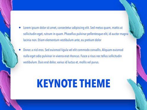 Color Shock Keynote Template, Diapositive 11, 05356, Modèles de présentations — PoweredTemplate.com