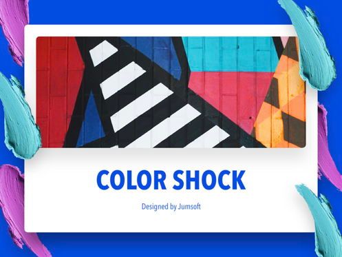 Color Shock Keynote Template, Slide 13, 05356, Presentation Templates — PoweredTemplate.com