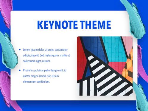 Color Shock Keynote Template, Slide 30, 05356, Templat Presentasi — PoweredTemplate.com