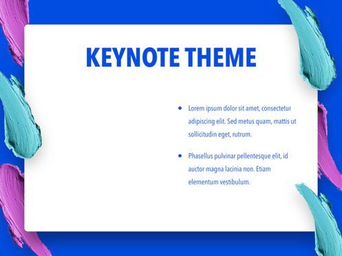 Color Shock Keynote Template, Slide 33, 05356, Modelli Presentazione — PoweredTemplate.com