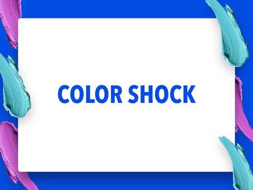 Color Shock Keynote Template, Slide 9, 05356, Presentation Templates — PoweredTemplate.com